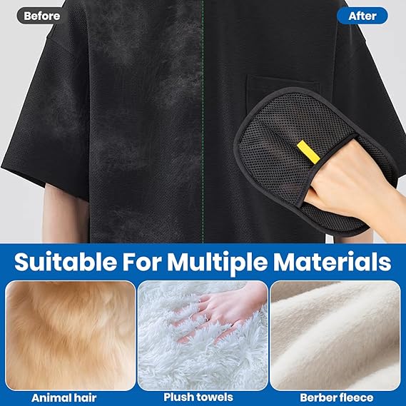 FurGuard™ Dual-Sided Pet Hair Removal Gloves – Gentle Grooming, Maximum Clean