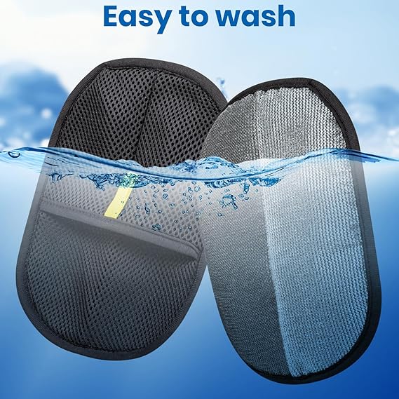 FurGuard™ Dual-Sided Pet Hair Removal Gloves – Gentle Grooming, Maximum Clean