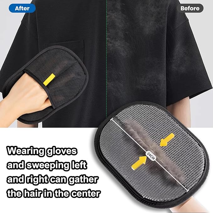 FurGuard™ Dual-Sided Pet Hair Removal Gloves – Gentle Grooming, Maximum Clean