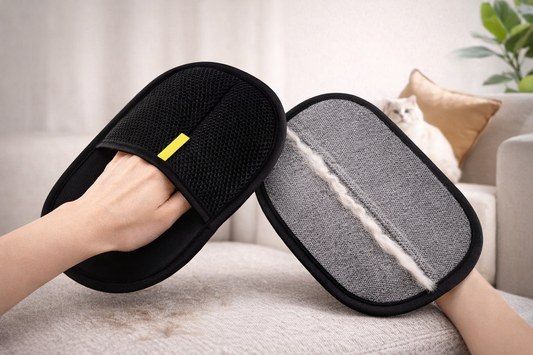 FurGuard™ Dual-Sided Pet Hair Removal Gloves – Gentle Grooming, Maximum Clean